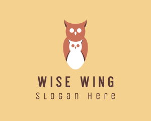 Owl Bird Aviary logo design