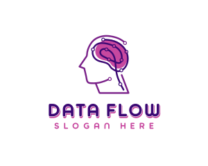 Artificial Intelligence Data logo design