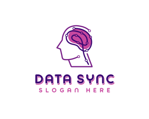 Artificial Intelligence Data logo design