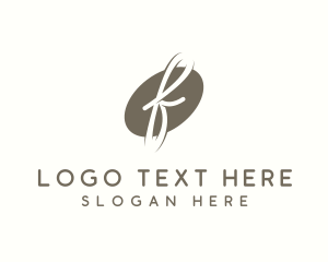 Slant - Brand Business Cursive Letter F logo design