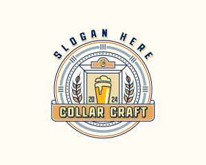 Wheat Beer Brewery logo design