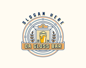 Wheat Beer Brewery logo design