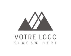 Himalayas - Campsite Mountain Travel logo design