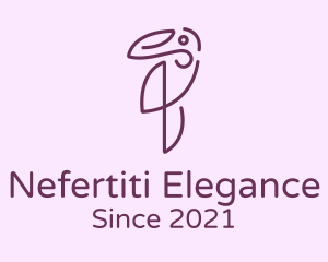 Elegant Purple Toucan logo design