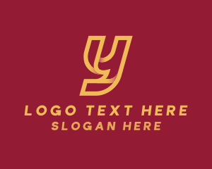 Letter Y - Shipping Logistics Courier logo design