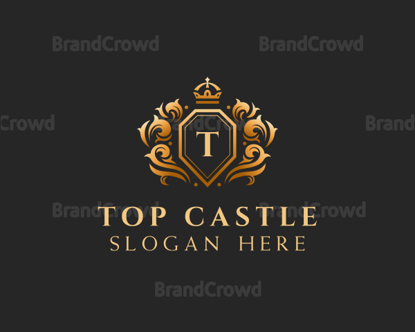 Shield Crown Royalty Logo