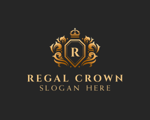 Shield Crown Royalty logo design