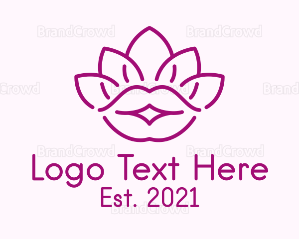 Beauty Lotus Lips Logo