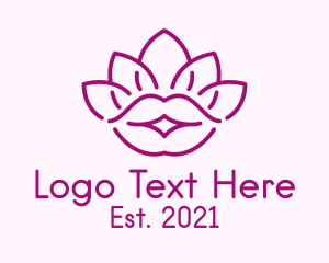 Beauty Products - Beauty Lotus Lips logo design