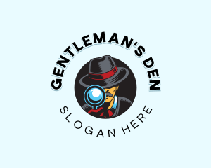 Detective Magnifying Glass logo design