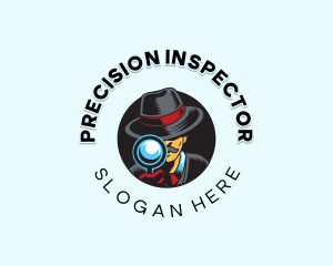 Inspector - Detective Magnifying Glass logo design