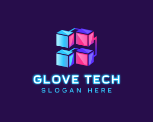 Cyber Tech Cube logo design