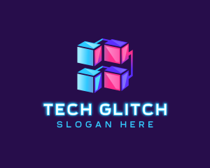 Cyber Tech Cube logo design