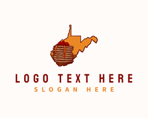 Sugar Maple - Buckwheat Pancake West Virginia logo design