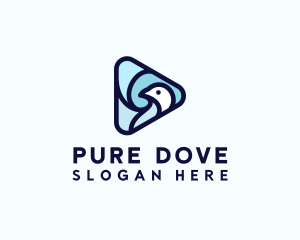 Bird Dove Triangle logo design