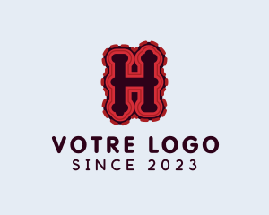 Lettering - Retro Mineral Geode logo design