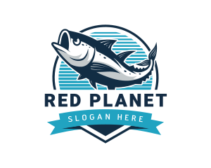 Fish Aquatic Seafood Logo