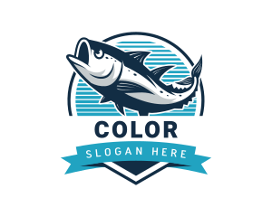 Trout - Fish Aquatic Seafood logo design
