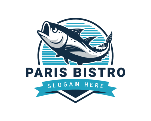 Fish Aquatic Seafood logo design