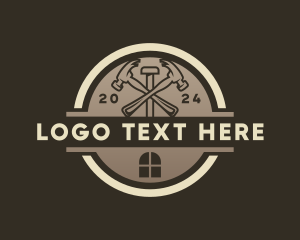 Residential - Industrial Construction Tools logo design