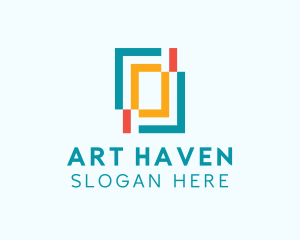 Gallery - Geometric Art Gallery logo design