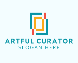 Geometric Art Gallery logo design