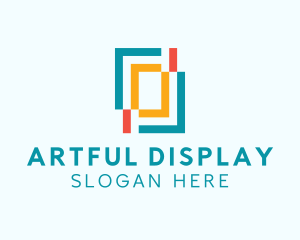 Geometric Art Gallery logo design