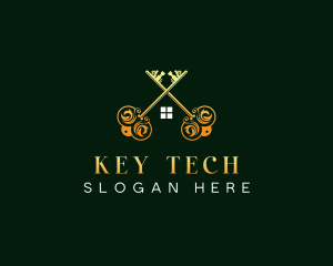 Home Key Realty logo design