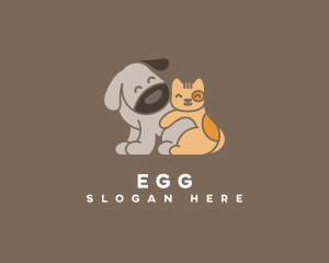 Pet Dog Cat Veterinary Logo