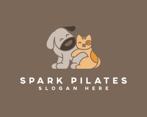 Pet Dog Cat Veterinary Logo