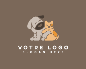 Pet Dog Cat Veterinary Logo