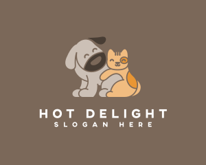 Pet Dog Cat Veterinary logo design