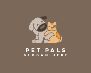 Pet Dog Cat Veterinary logo design