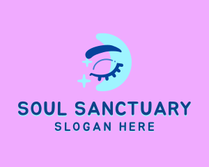 Spirituality - Sleep Moon Stars logo design