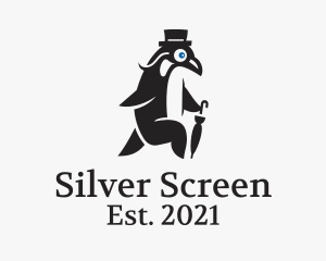 Grooming - Hipster Classy Penguin logo design
