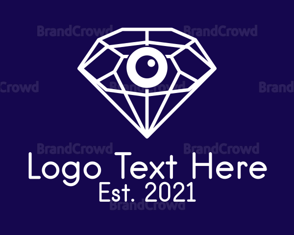 Elegant Diamond Eye Logo