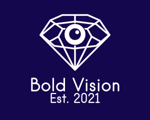 Elegant Diamond Eye logo design