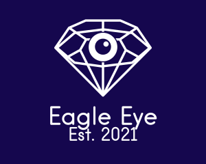 Elegant Diamond Eye logo design