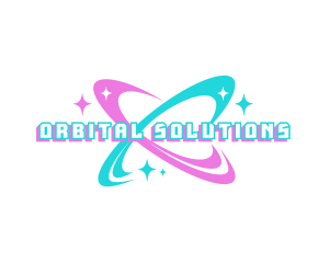 Galaxy Star Orbit logo design