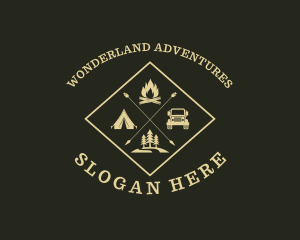 Outdoor Camping Adventure logo design