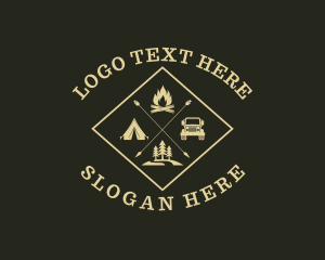 Trip - Outdoor Camping Adventure logo design