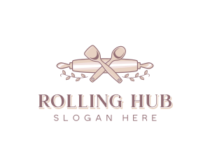 Dessert Baker Rolling Pin logo design