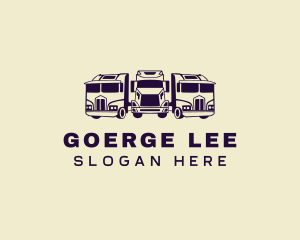 Fleet Logistics Truck Logo