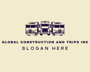 Fleet Logistics Truck Logo