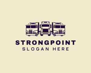 Fleet Logistics Truck Logo