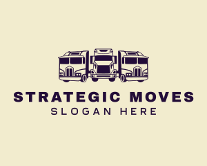 Fleet Logistics Truck logo design