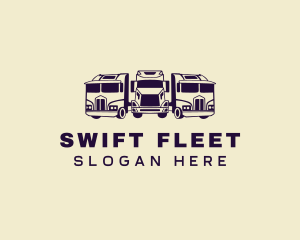 Fleet Logistics Truck logo design
