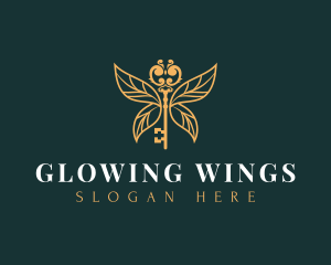 Beauty Wings Key logo design