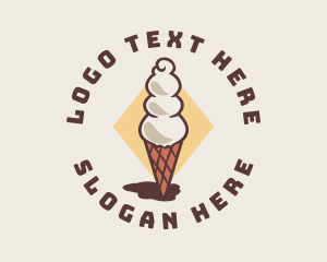 Ice Lolly - Ice Cream Parlor logo design