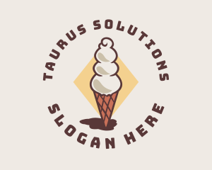 Ice Cream Parlor logo design